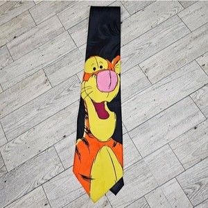 Disney's Winnie the Pooh TIGGER Navy Blue Neck Tie